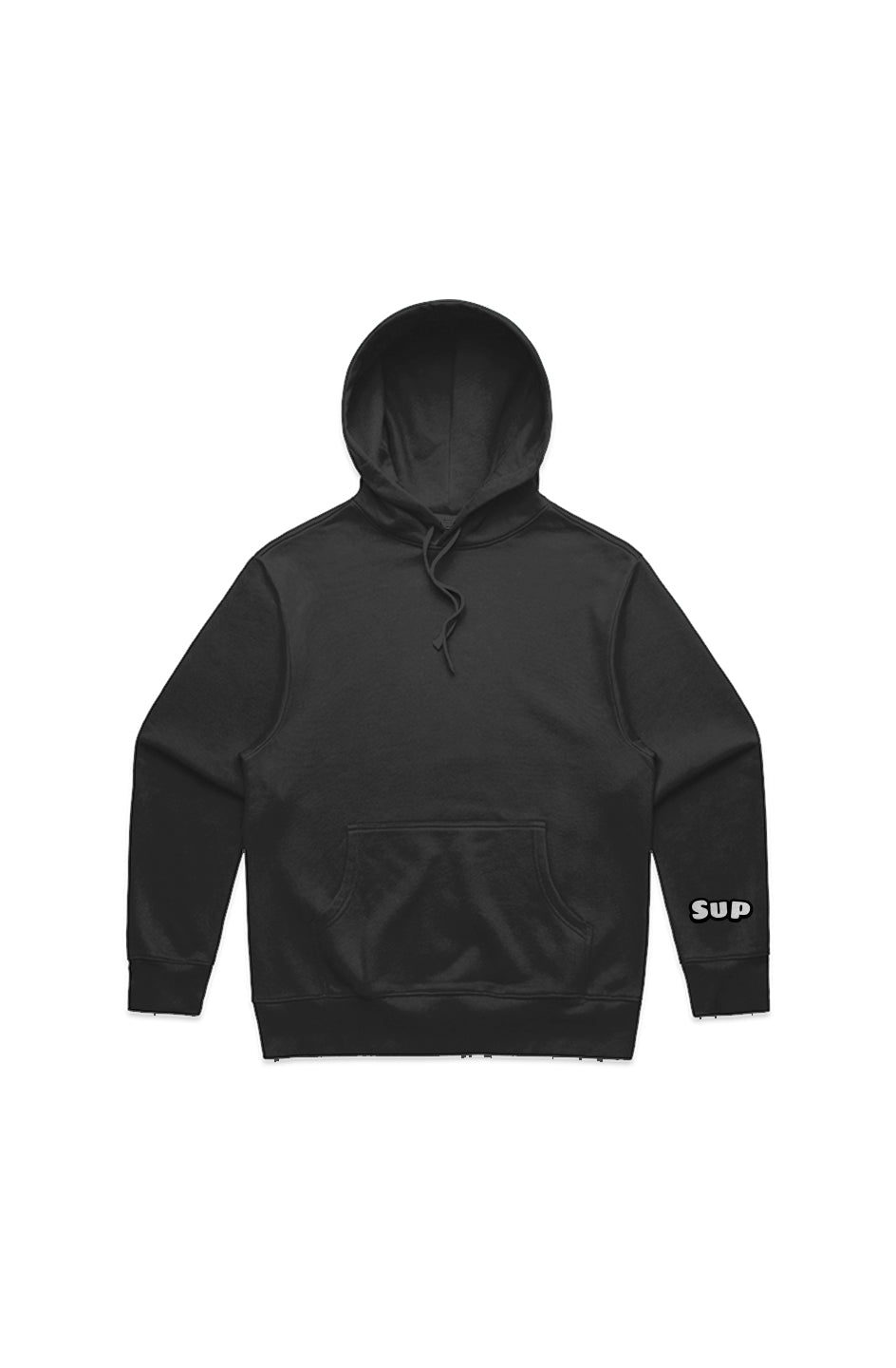 Black Heavy SupIcon Hoodie